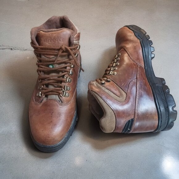 Dakota Mens Y2K Leather CSA Approved Oil Resistant  Hiking Boots Size 7.5 EE - Picture 1 of 16